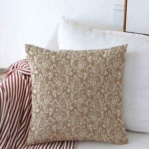 Beige Baroque Pillow Covers Set of 4 NWOT